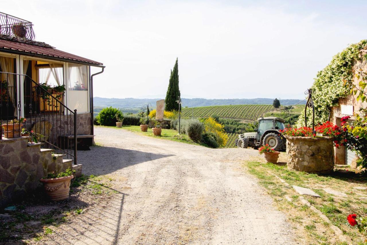 Hotel Agriturismo Poggio Pistolese Montaione Exterior foto